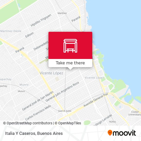 Mapa de Italia Y Caseros