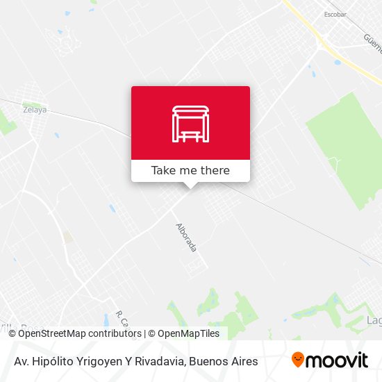 Av. Hipólito Yrigoyen Y Rivadavia map