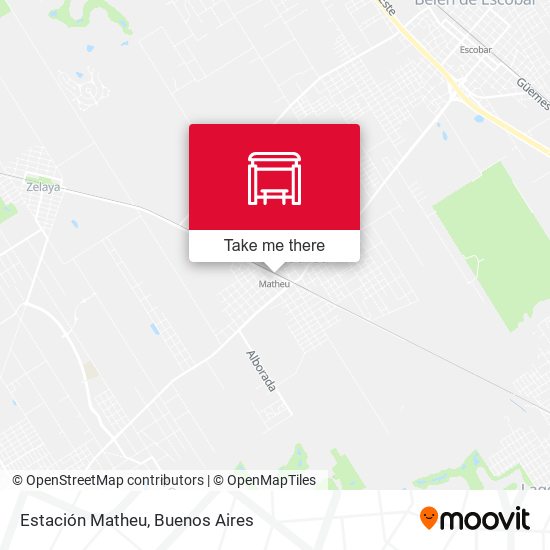 Estación Matheu map