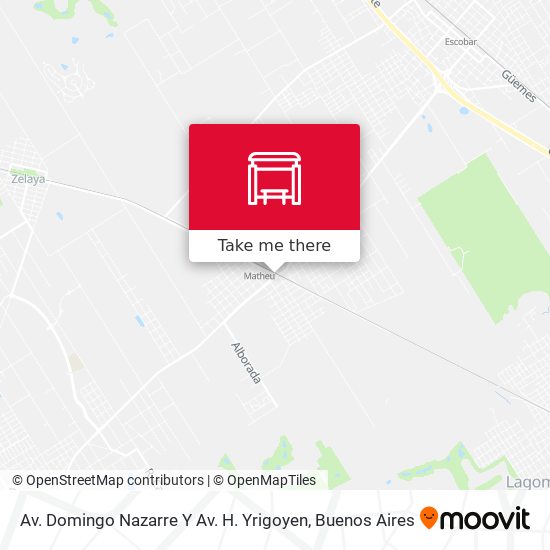 Mapa de Av. Domingo Nazarre Y Av. H. Yrigoyen
