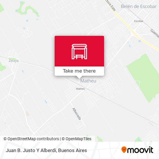 Mapa de Juan B. Justo Y Alberdi