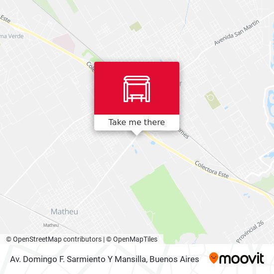 Mapa de Av. Domingo F. Sarmiento Y Mansilla