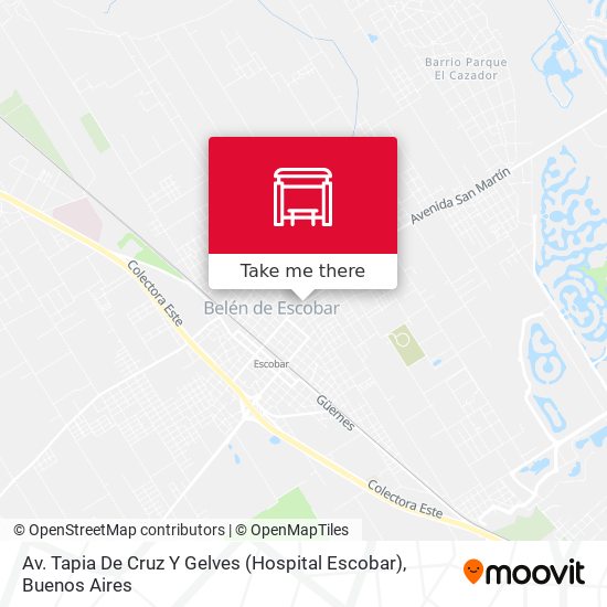Av. Tapia De Cruz Y Gelves (Hospital Escobar) map