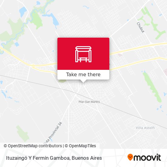 Mapa de Ituzaingó Y Fermín Gamboa