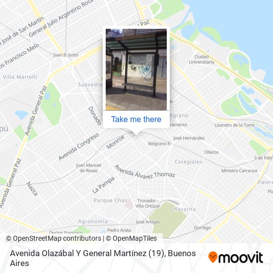 Avenida Olazábal Y General Martínez (19) map