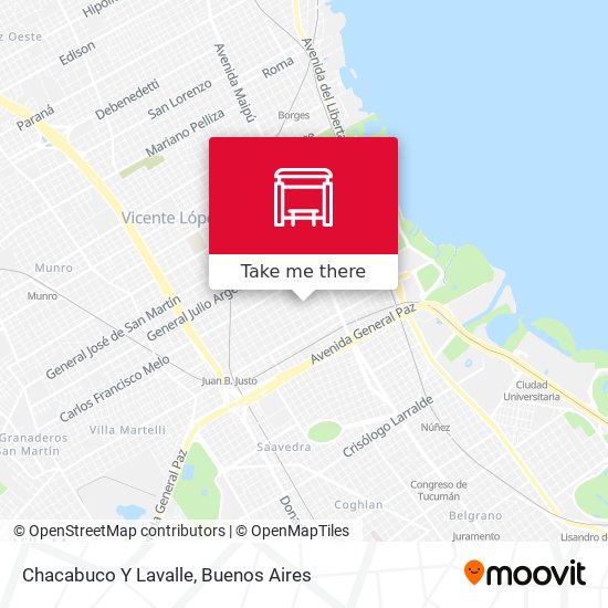 Mapa de Chacabuco Y Lavalle