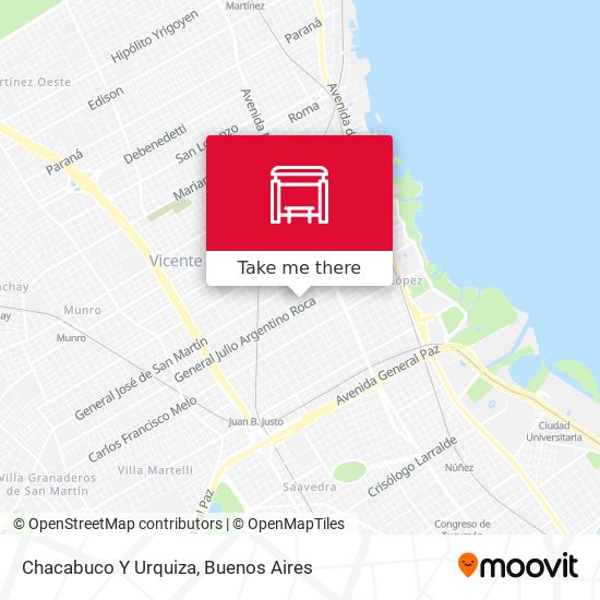 Chacabuco Y Urquiza map