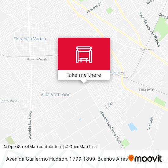 Avenida Guillermo Hudson, 1799-1899 map