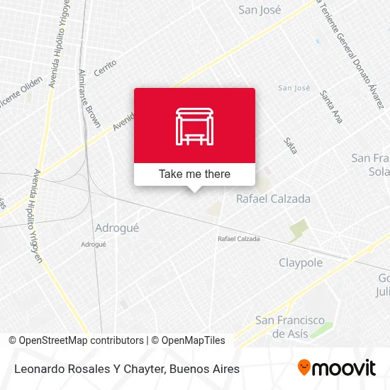 Leonardo Rosales Y Chayter map