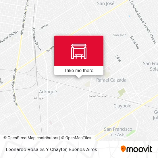 Leonardo Rosales Y Chayter map