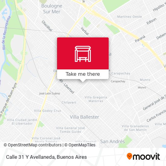 Calle 31 Y Avellaneda map