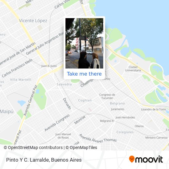 Pinto Y C. Larralde map