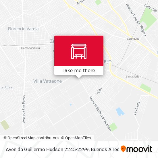 Avenida Guillermo Hudson 2245-2299 map