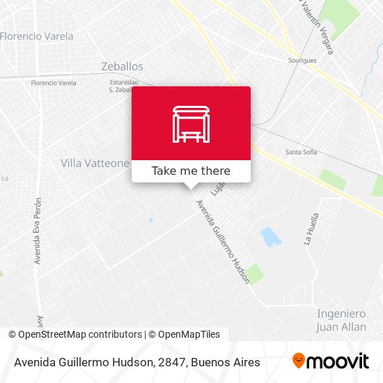 Avenida Guillermo Hudson, 2847 map