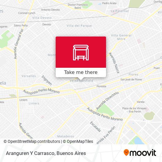 Aranguren Y Carrasco map