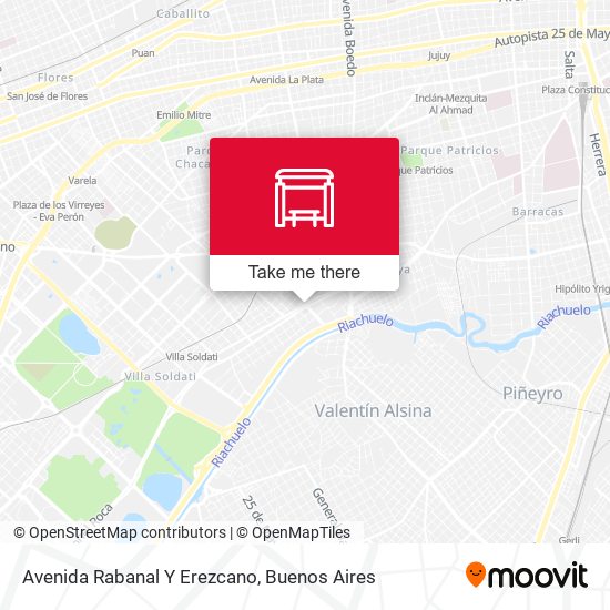 Avenida Rabanal Y Erezcano map