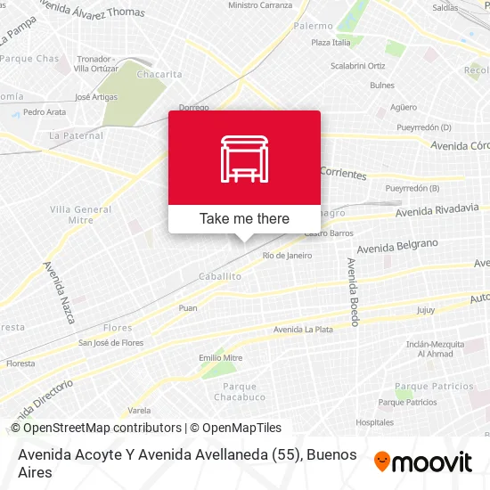 Mapa de Avenida Acoyte Y Avenida Avellaneda (55)