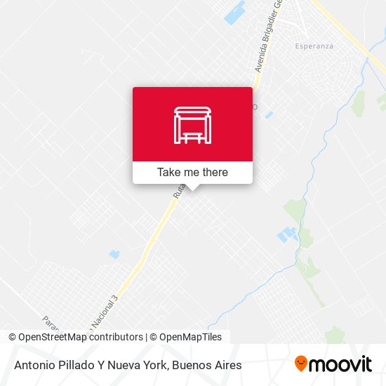 Mapa de Antonio Pillado Y Nueva York
