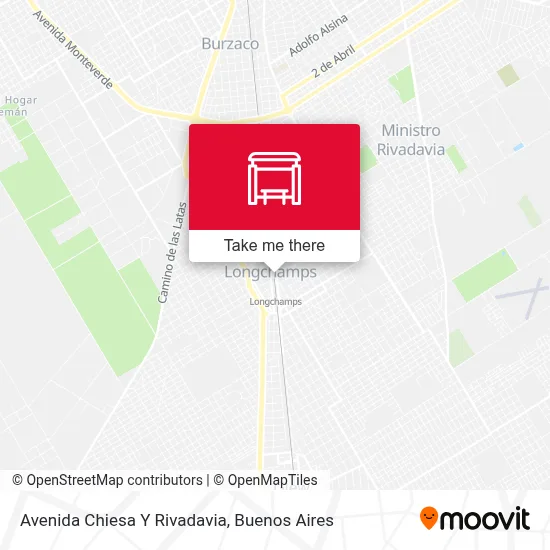 Avenida Chiesa Y Rivadavia map