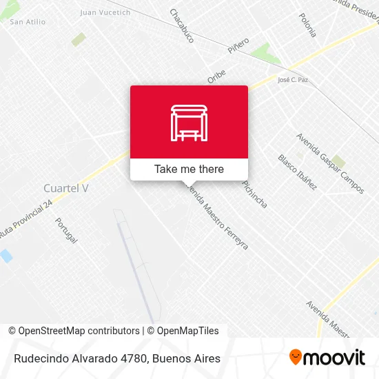 Rudecindo Alvarado 4780 map
