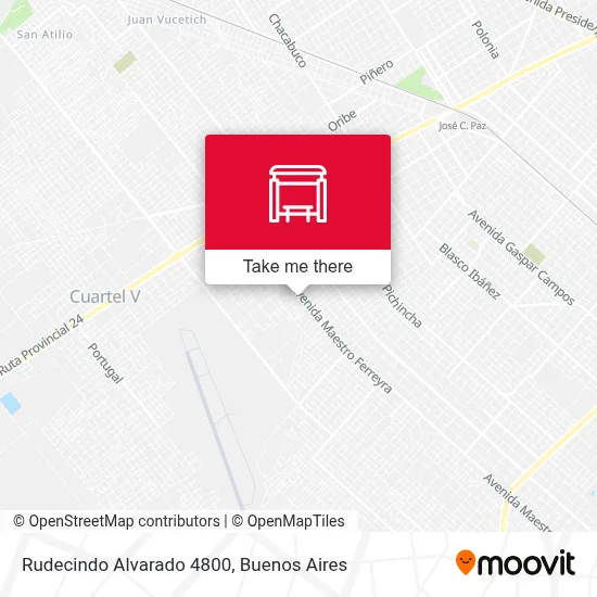 Rudecindo Alvarado 4800 map