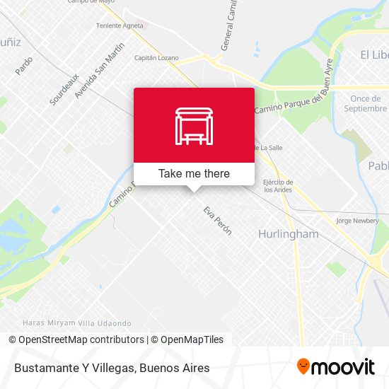 Bustamante Y Villegas map