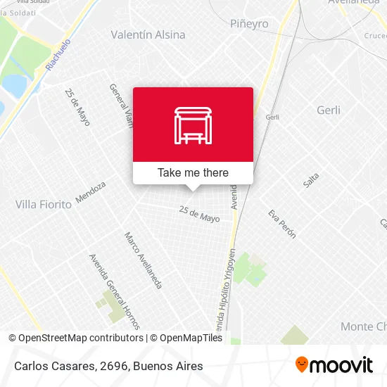 Carlos Casares, 2696 map