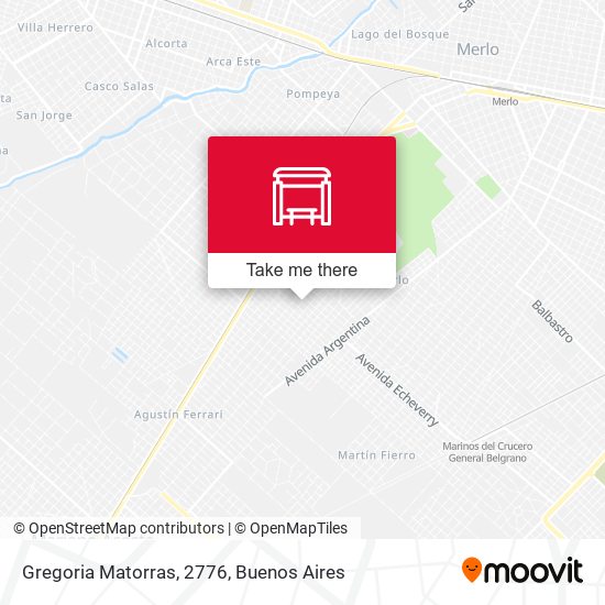 Mapa de Gregoria Matorras, 2776