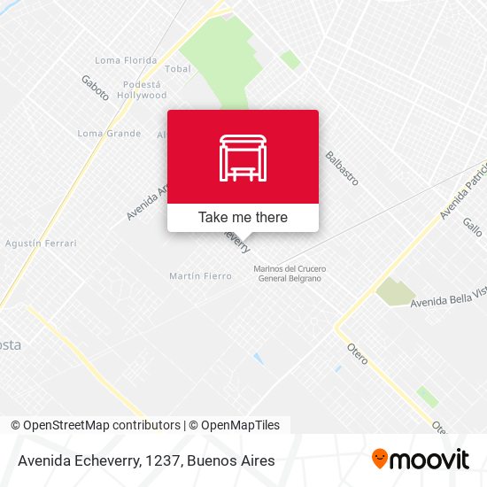 Avenida Echeverry, 1237 map