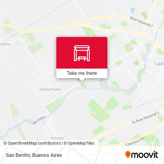 Mapa de San Benito