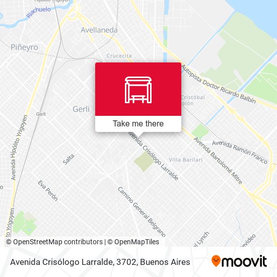 Avenida Crisólogo Larralde, 3702 map