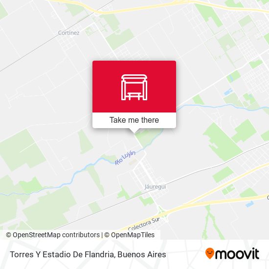 Torres Y Estadio De Flandria map