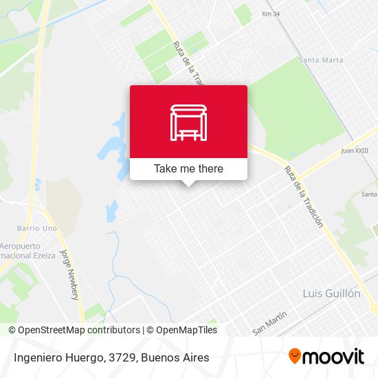 Ingeniero Huergo, 3729 map