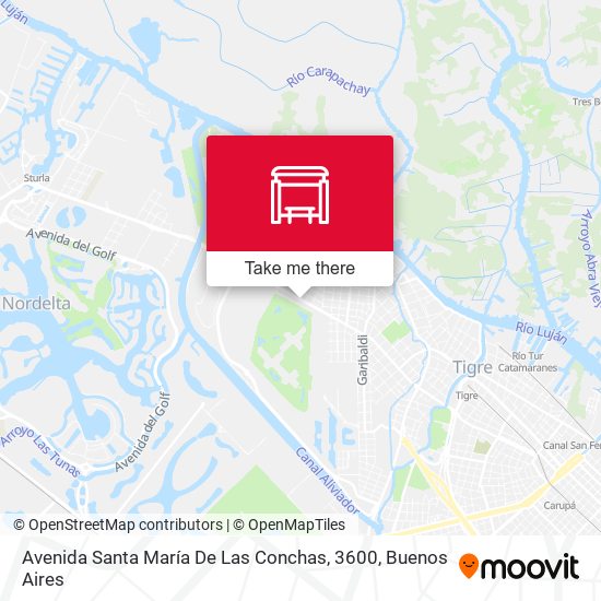 Avenida Santa María De Las Conchas, 3600 map