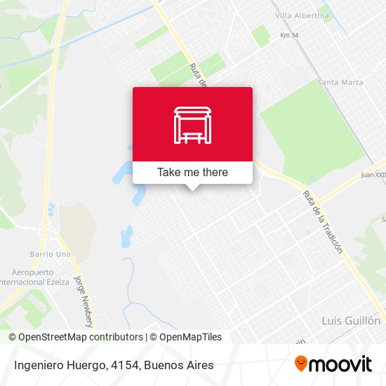 Ingeniero Huergo, 4154 map