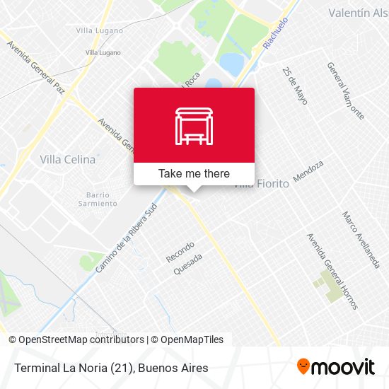 Terminal La Noria (21) map