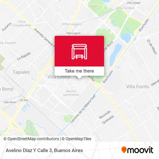 Mapa de Avelino Díaz Y Calle 3