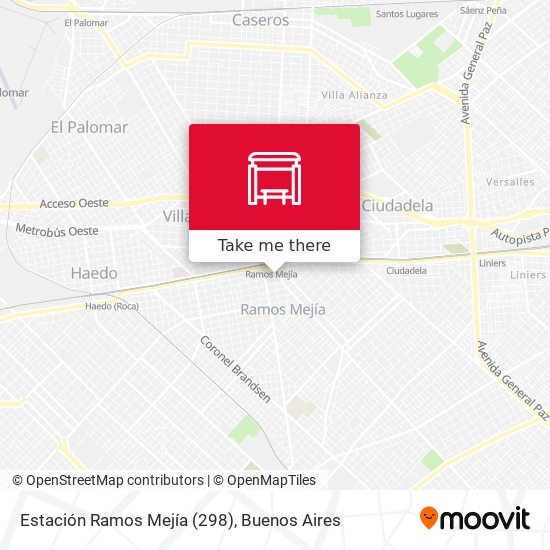 Estación Ramos Mejía (298) map