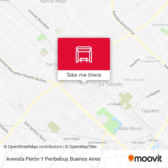 Avenida Perón Y Peribebuy map
