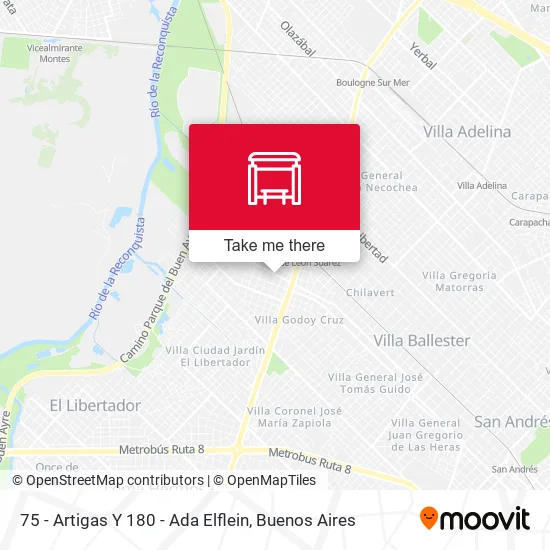 75 - Artigas Y 180 - Ada Elflein map