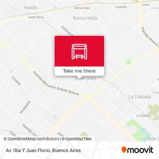 Av. Illia Y Juan Florio map