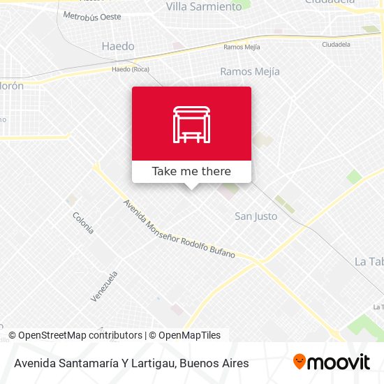 Avenida Santamaría Y Lartigau map
