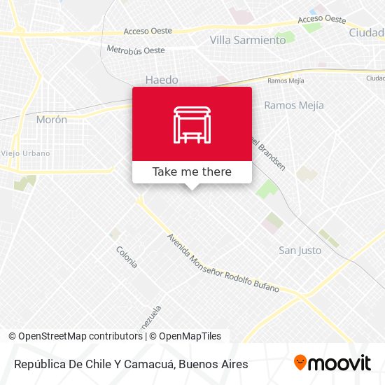 Mapa de República De Chile Y Camacuá