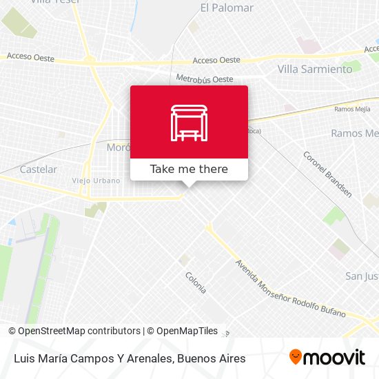 Luis María Campos Y Arenales map