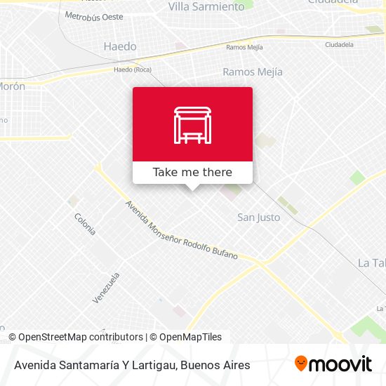 Avenida Santamaría Y Lartigau map