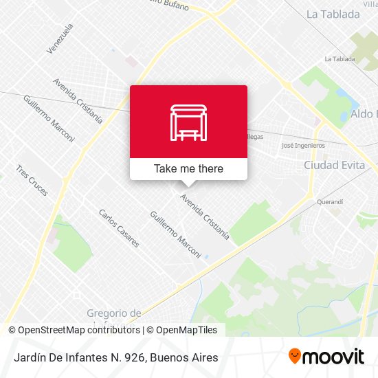 Jardín De Infantes N. 926 map
