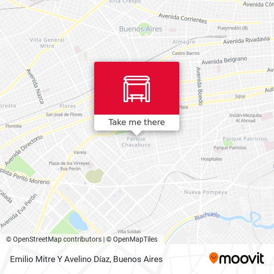 Mapa de Emilio Mitre Y Avelino Díaz