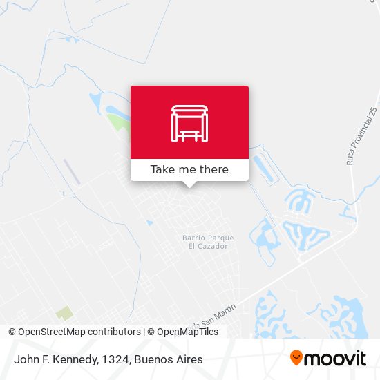 Mapa de John F. Kennedy, 1324
