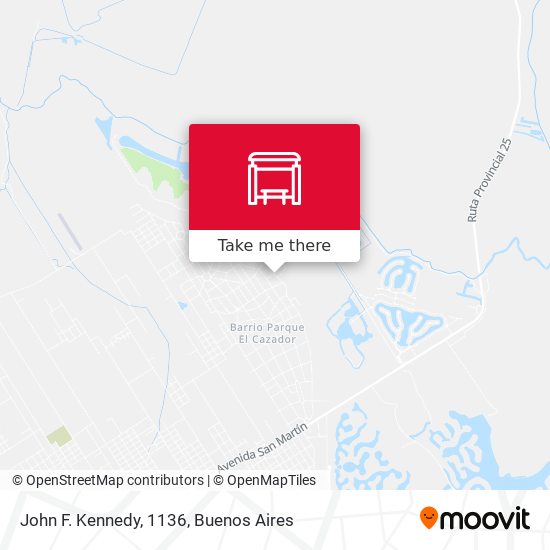 John F. Kennedy, 1136 map