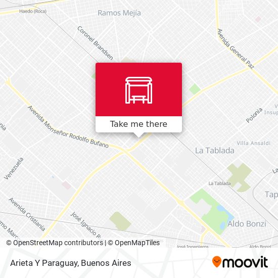 Mapa de Arieta Y Paraguay
